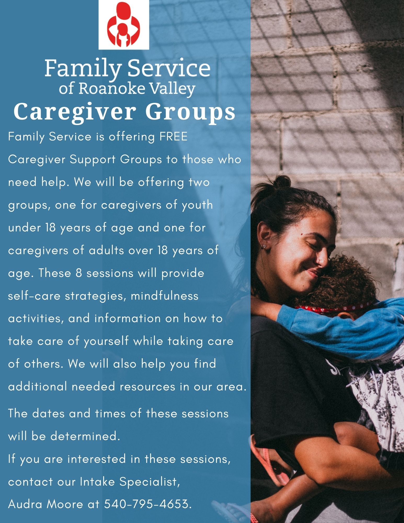 Caregiver Flyer Family Service of Roanoke Valley